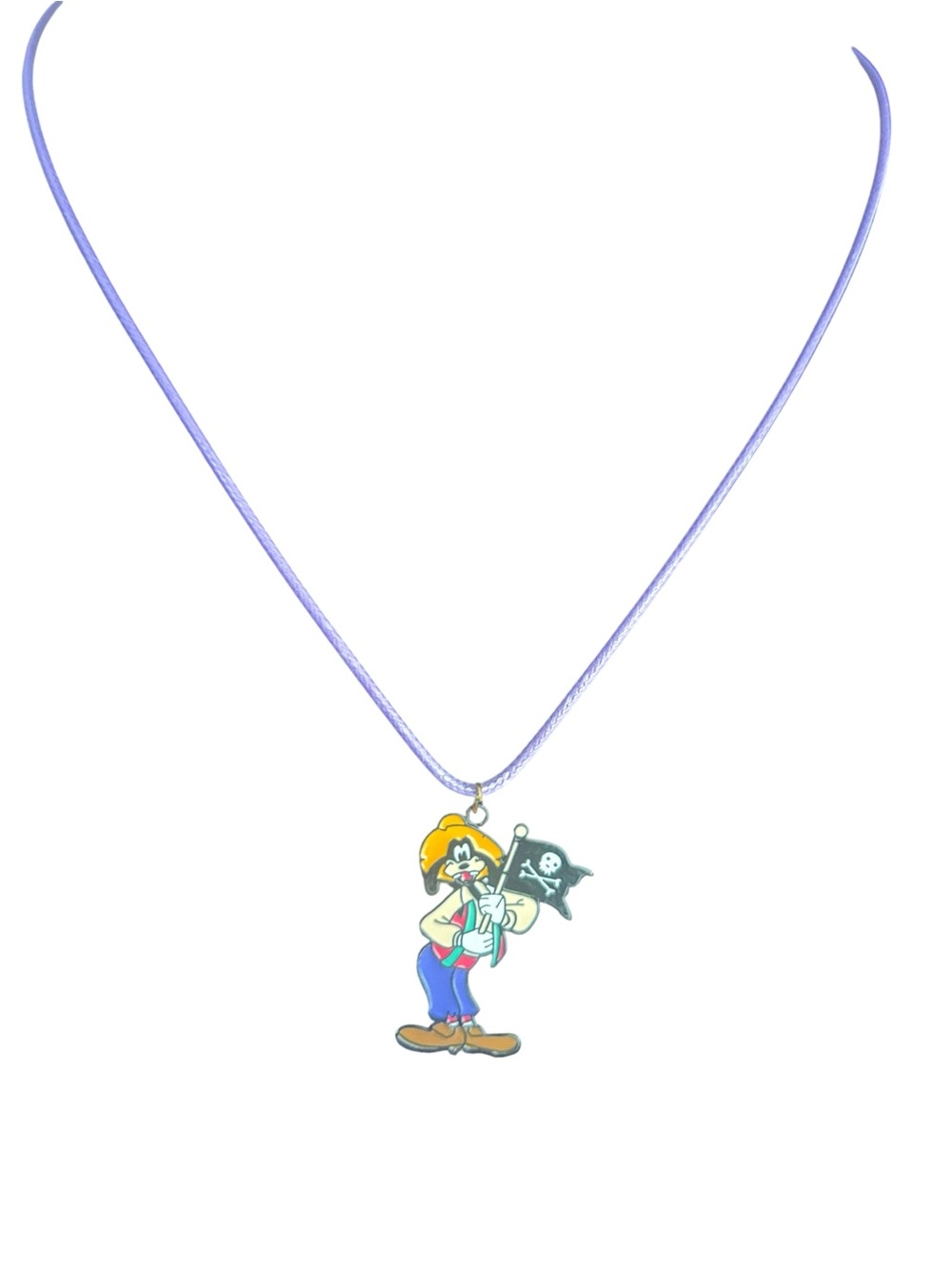 Unbranded Kids Purple Pirate Cartoon Pendant Necklace